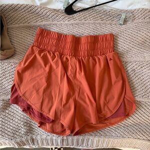 Balance Athletica Women's Athletic Shorts - Rust Orange